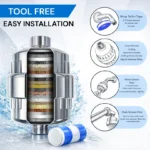 Alkalinelife Advance Shower Head Filter for Hard Water & Chlorine Removal | 1 Year Cartridge Life - Image 5